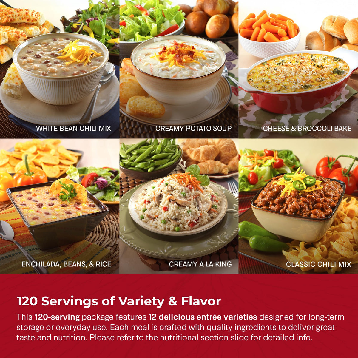 120 Serving Emergency Food Supply Bucket E5138